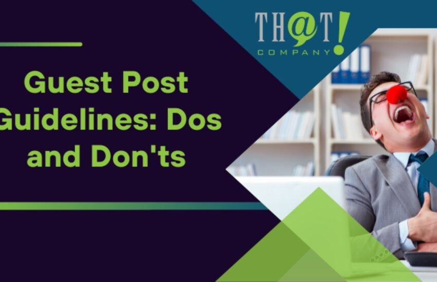 Guest post guidelines