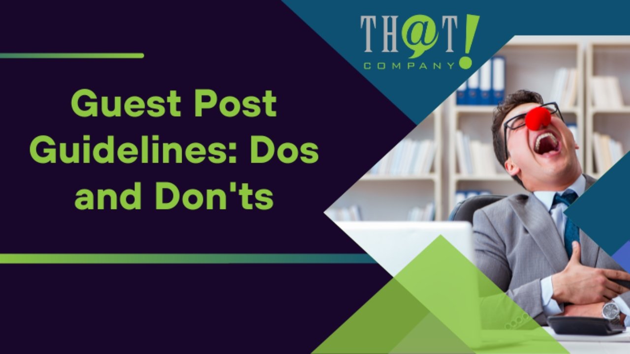 Guest post guidelines